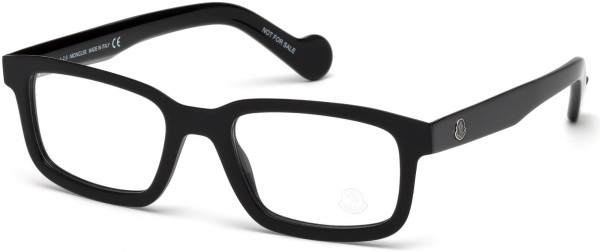 Moncler ML5004 Eyeglasses, 001 - Shiny Black