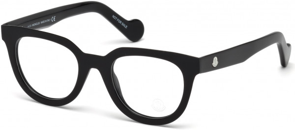 Moncler ML5005 Eyeglasses, 001 - Shiny Black