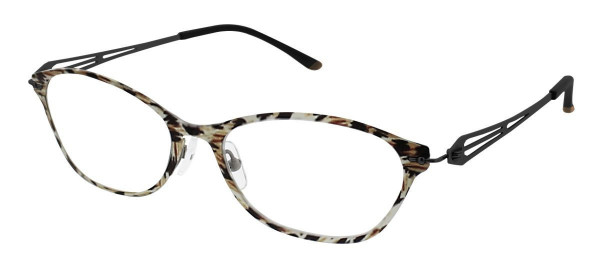 Aspire PASSIONATE Eyeglasses, Brown Jaguar