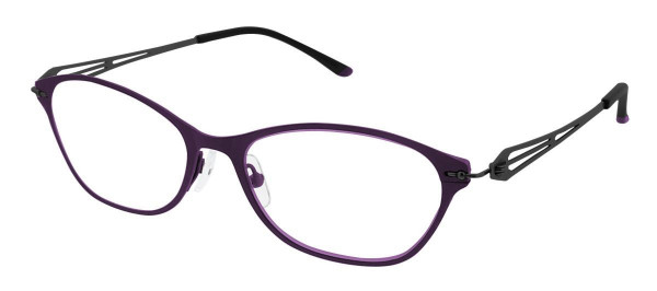 Aspire PASSIONATE Eyeglasses, Eggplant Matte
