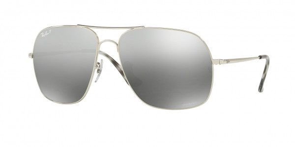 Ray-Ban RB3587CH Sunglasses, 003/5J SILVER (SILVER)