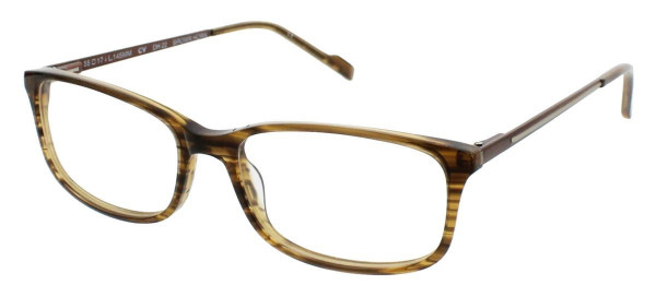 ClearVision D 22 Eyeglasses, Brown Horn