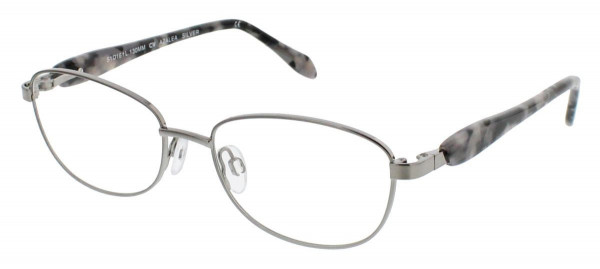 ClearVision AZALEA Eyeglasses, Silver