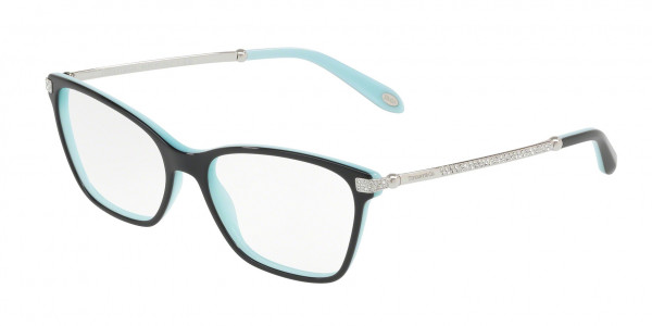 Tiffany & Co. TF2158BF Eyeglasses, 8055 BLACK ON TIFFANY BLUE (BLACK)