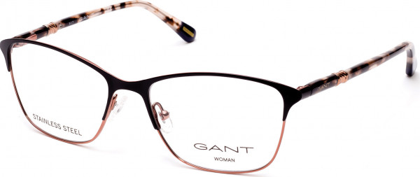 Gant GA4081 Eyeglasses, 002 - Black/Monocolor / Coloured Havana