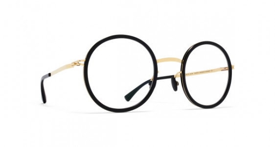 Mykita MEJA Eyeglasses, A15 GLOSSY GOLD/BLACK
