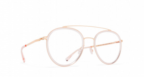 Mykita MERI Eyeglasses, A27 CHAMPAGNE GOLD/ROSE WATER