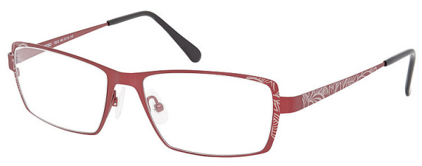 Seiko Titanium T6512 Eyeglasses, 44N Red - Rose