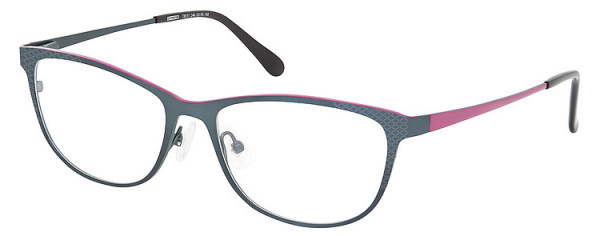 Seiko Titanium T6511 Eyeglasses, 24N Green - Pink