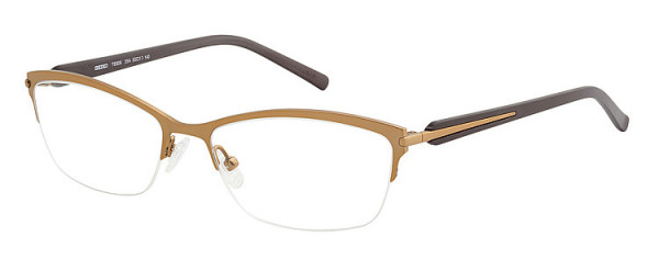 Seiko Titanium T6506 Eyeglasses, 35A Light Bronze Brown / Dark Red-Brown