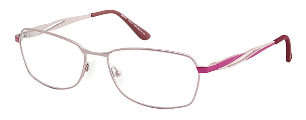 Seiko Titanium T6504 Eyeglasses, 44A Rose / Pink