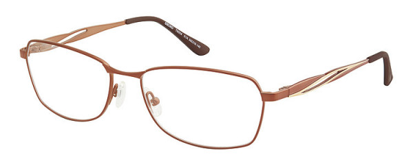 Seiko Titanium T6504 Eyeglasses, 51A Semi matt Brown / Bronze