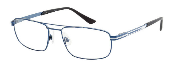 Seiko Titanium T6012 Eyeglasses, 70E Blue / White