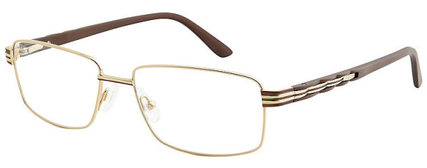Seiko Titanium T6009 Eyeglasses, 13A Gold / Orange
