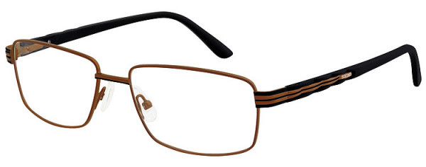 Seiko Titanium T6009 Eyeglasses, 59A Semi matt Brown / Black