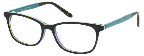 Seiko Titanium S2027 Eyeglasses, 448 Dark Green - Medium Green inside and temples