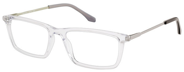 Seiko Titanium S2019 Eyeglasses, 981 Cristal - Silver - Black Gray