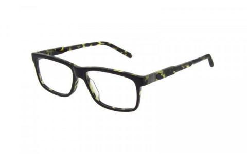 Spine SP 1023 Eyeglasses, 092 Black/Green Tortoise