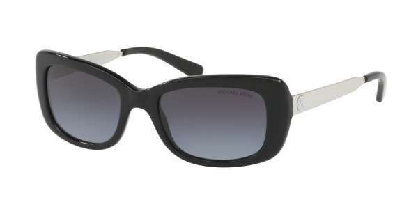 Michael Kors MK2061 SEVILLE Sunglasses, 316311 SEVILLE BLACK LIGHT GREY GRADI (BLACK)