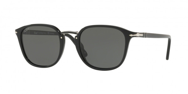 Persol PO3186S Sunglasses, 95/58 BLACK (BLACK)