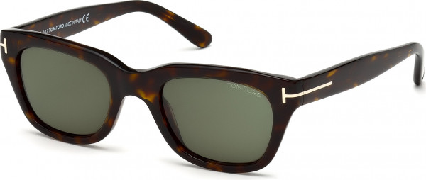 Tom Ford FT0237 SNOWDON Sunglasses, 52N - Dark Havana / Dark Havana