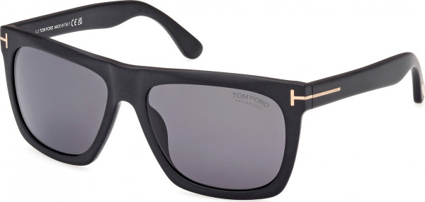 Tom Ford FT0513 MORGAN Sunglasses, 02D - Matte Black / Matte Black