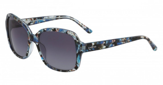 Bebe Eyes BB7195 Sunglasses, 400 Blue Floral