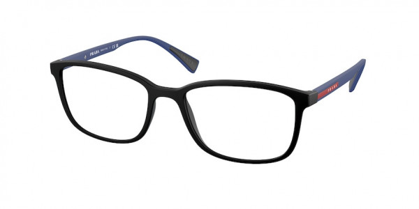 Prada Linea Rossa PS 04IV LIFESTYLE Eyeglasses, 16G1O1 LIFESTYLE MATTE BLACK (BLACK)