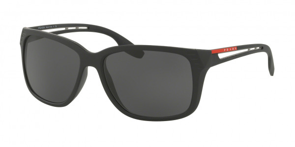 Prada Linea Rossa PS 03TS ACTIVE Sunglasses, 1BO5S0 ACTIVE MATTE BLACK GREY (BLACK)