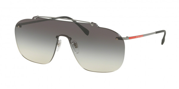 Prada Linea Rossa PS 51TS LIFESTYLE Sunglasses, 5AV130 GUNMETAL (GUNMETAL)