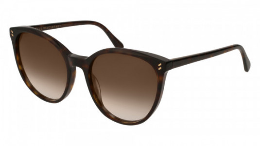 Stella McCartney SC0086SI Sunglasses, 002 - HAVANA with BROWN lenses