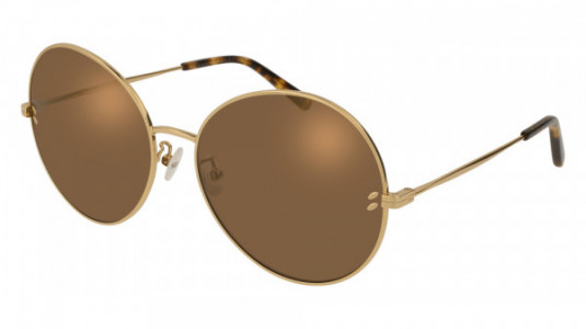 Stella McCartney SC0087SI Sunglasses, 002 - GOLD with BRONZE lenses