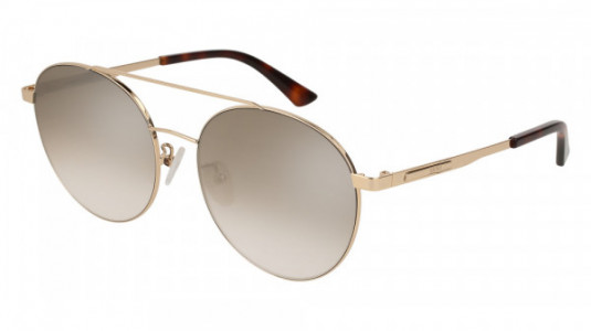 McQ MQ0107SK Sunglasses, 001 - GOLD with SILVER lenses