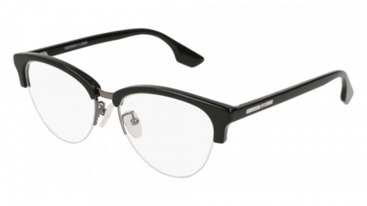 McQ MQ0083O Eyeglasses, 001 - BLACK