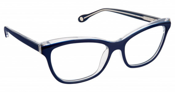 Fysh UK FYSH 3592 Eyeglasses, (773) NAVY CRYSTAL