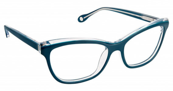 Fysh UK FYSH 3592 Eyeglasses, (774) TEAL CRYSTAL