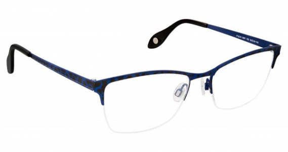 Fysh UK FYSH 3587 Eyeglasses, (752) COBALT DEMI