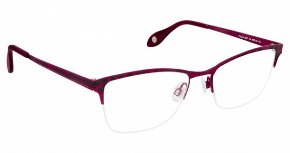 Fysh UK FYSH 3587 Eyeglasses, (754) RED DEMI