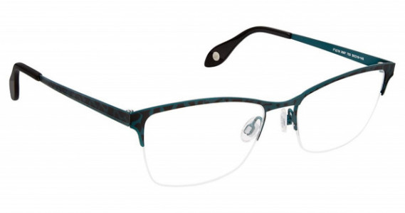 Fysh UK FYSH 3587 Eyeglasses, (753) TEAL DEMI