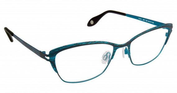 Fysh UK FYSH 3577 Eyeglasses, (720) TEAL TURQUOISE