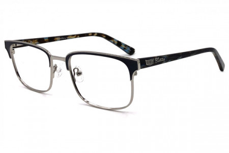 Cadillac Eyewear CC511 Eyeglasses, Silver Blue Demi