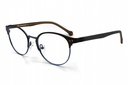 Eyecroxx EC543M Eyeglasses, C2 Mat Bronze Blue