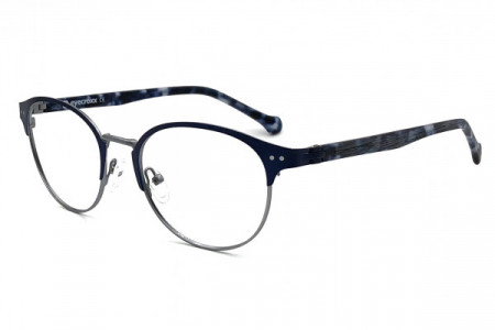 Eyecroxx EC543M Eyeglasses, C3 Mat Blue Slate