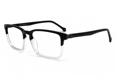 Eyecroxx EC544A Eyeglasses, C1 Black Crystal