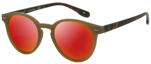 Eyecroxx ECKS1704 Sunglasses, C4 Khaki/Red Mirror
