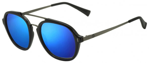 Eyecroxx ECS1710 Sunglasses, Gun Black/Blue Mirror