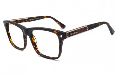 Pier Martino PM5693 Eyeglasses, C2 Demi Amber Gold Leather