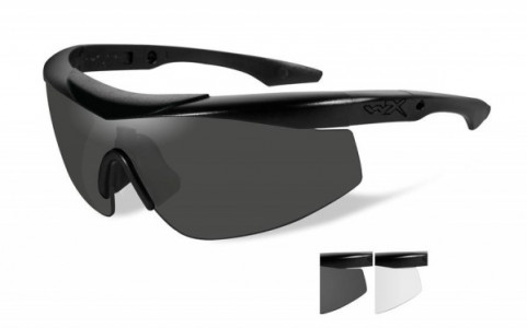 Wiley X WX TALON ADVANCED Sunglasses, (CHTLN1) TALON ADVANCED GREY/CLEAR/MATTE BLACK FRAME