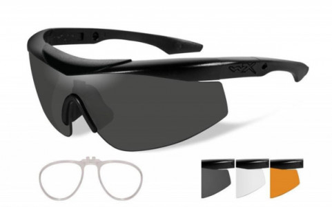Wiley X WX TALON ADVANCED Sunglasses, (CHTLN2RX) TALON GREY/CLEAR/RUST/MATTE BLACK FRAME w/ CHX INSERT