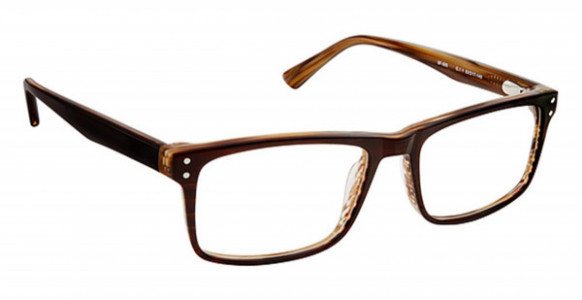 SuperFlex SF-505 Eyeglasses, (1) BROWN SMOKE
